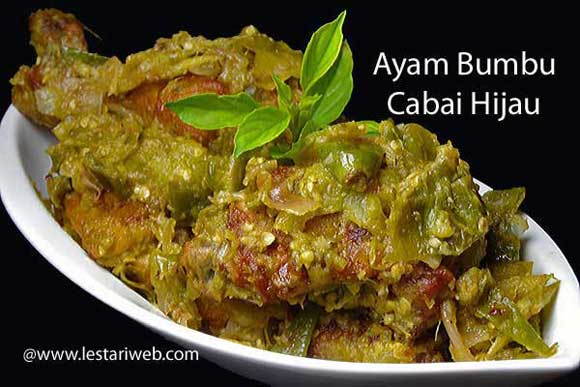 Ayam Bumbu Cabai Hijau