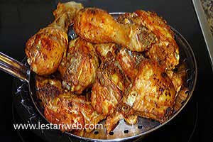 Ayam Goreng Bumbu Ditiriskan
