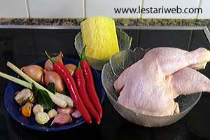 Bahan Ayam Masak Nanas
