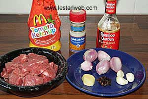 Bahan Malbi Daging Sapi