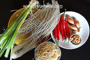 Bahan Mie Sagu Goreng