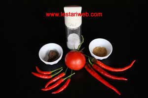 Bahan Sambal Terasi Penyet