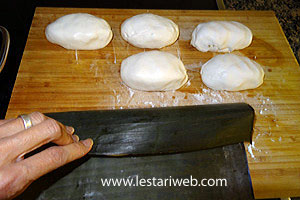 Membungkus Lepek Binti1