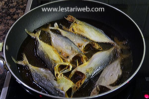 Menggoreng Ikan Asin Peda