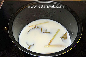 Nasi Gurih DiRice Cooker