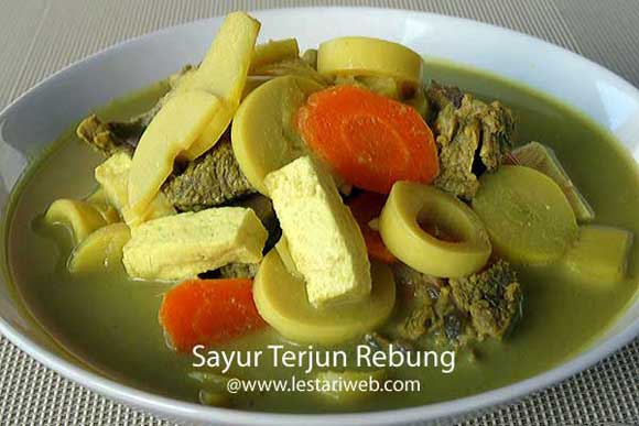 Sayur Terjun Rebung
