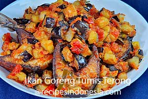 Ikan Goreng Tumis Terong