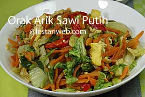 Orak Arik Sawi Putih
