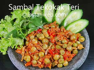 Sambal Tekokak teri