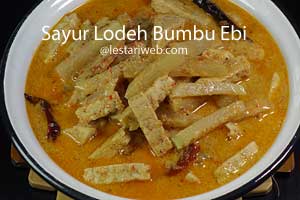Sayur Lodeh Bumbu Ebi