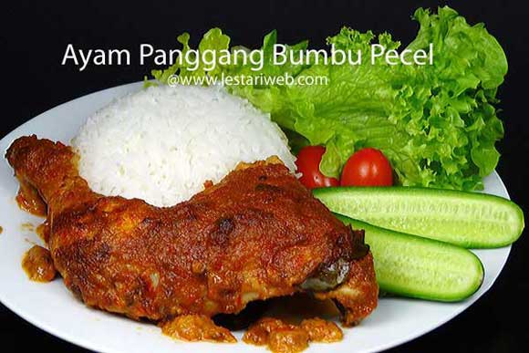 Ayam (Panggang) Bumbu Pecel