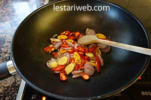 foto bumbu acar kupang diiris-iris