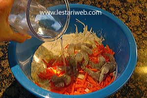 Air Adonan Bakwan Udang