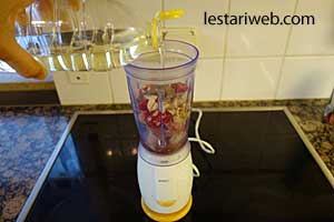 bumbu ayam begana diblender