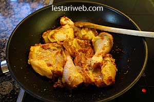 ayam untuk resep ayam begana dimasak
