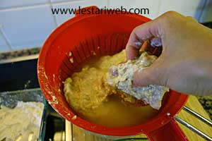 ayam goreng renyah direndam air kelapa