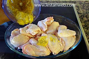 ayam dilumuri bumbu halus