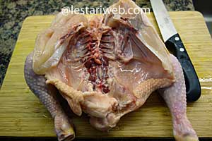 Memasak Ayam Lodho Step 1