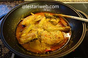 Memasak Ayam Lodho Step 17
