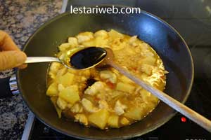 Ayam Nanas Tumis Tauco Step 11