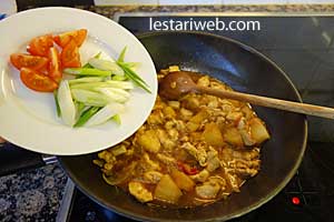 Ayam Nanas Tumis Tauco Step 13