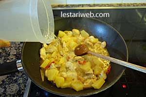 Ayam Nanas Tumis Tauco Step 9