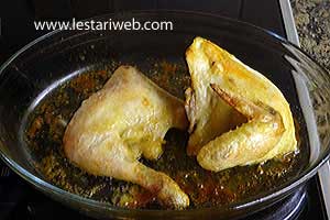 Ayam Pecak Dipanggang