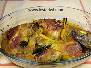 Kumpulan Resep Asli Indonesia - Ayam Panggang Khas Riau