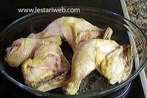 Ayam Panggang Setengah Matang