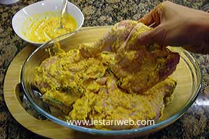 Ayam Pelalah Dimarinade