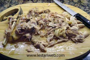 Ayam Suwir Untuk Pastel