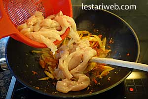 Ayam Tinoransak Step 8