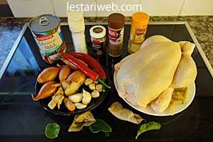 foto bahan Ayam Bekakak