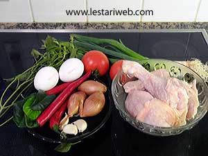 foto bahan Ayam Isi Dibuluh