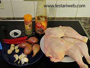Bahan Ayam Panggang Kecap