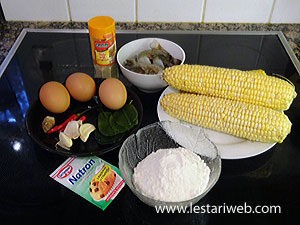 Bahan Bergedel Jagung