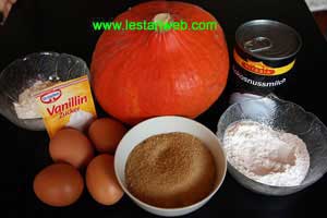 Bahan Bingka Labu Kuning