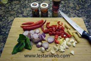 Bahan Bumbu Besengek Daging