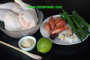 Bahan Bumbu Hijau Ayam Banda