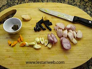 Bahan Bumbu Pindang Keluak