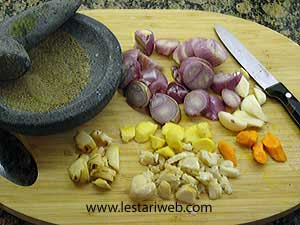 Bahan Bumbu Soto Medan