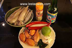 Bahan Cumi Panggang Kecap