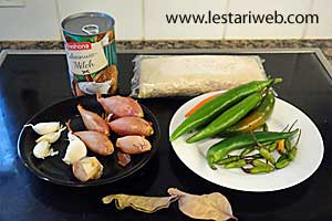 Bahan Jangan Lombok Ijo