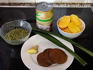 Bahan Kolak Nangka Kacang Ijo