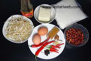 Bahan Kupat Tahu Bandung