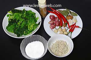 Bahan Oblok Oblok Sayuran