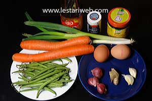 Bahan Orak Arik Telor