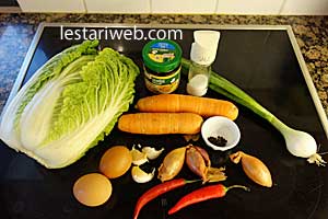 Bahan Orak Arik Telor