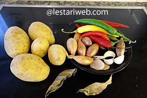 Bahan Oseng Lombok Kentang