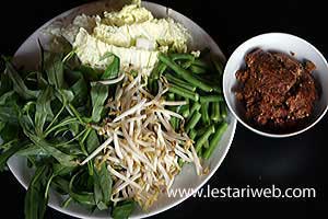 Bahan Pecel Sayur